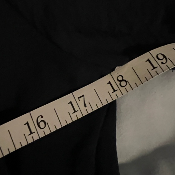 GILLI NAVY DRESS SIZE L. BUST 19” WAIST 14” LENGTH 34”. - Picture 7 of 13